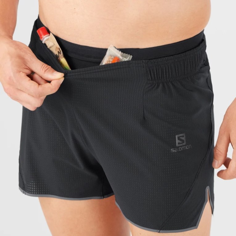 Bermudas Salomon Sense Aero 3'' Hombre Negros | MX OKDV018